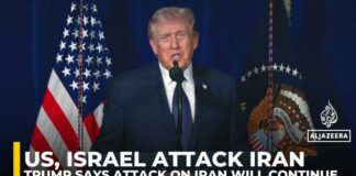Trump Vows Iran Strikes Will Continue as War Powers Dispute Intensifies
