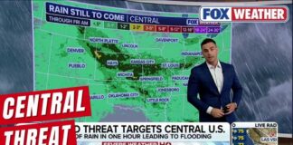 Continuous Rain And Flash Flooding Threaten The Great Plains And Central Us