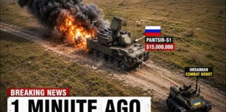 Russian Pantsir-S1 System Worth $15,000,000 Caught by Ukrainian Combat Robots in Donetsk