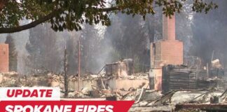 600+ structures lost, thousands of people are evacuated | Spokane County Wildfires: 10 a.m. Update