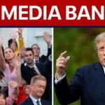 Trump Bans CNN, MS NOW and Politico From White House Over ‘Fake News’ Trump banning CNN, MSNOW, Politico from White House