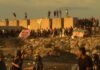 Ceuta residents destroy migrant beach camp as tensions rise in Spain