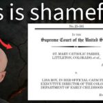 Theologian Critiques St. Mary Catholic Parish Vs Roy Supreme Court Case