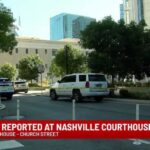 Courthouse Standoff Ends In Gunfire What we know about the shooting reported at a Nashville courthouse
